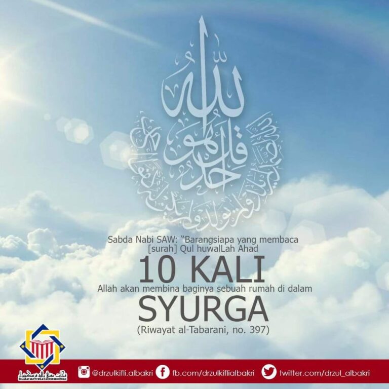 Mengapa Dinamakan Surat Al Ikhlas Malaysia